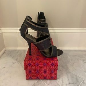 Tory Burch Geoff heeled sandal, size 6 1/2